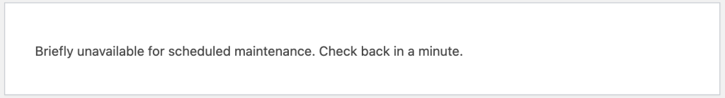 Briefly unavailable for scheduled maintenance Briefly unavailable for scheduled maintenance